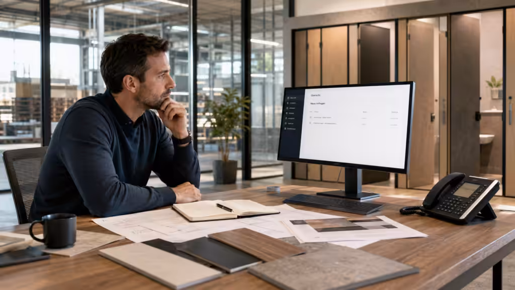 Wenig Risiko Büro